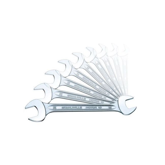 Stahlwille Spanner Set 10 Piece Double Open Ended 10/10 96400307