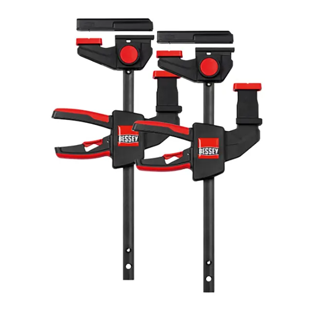 Bessey 150mm 142kg Bar Clamp Set 2 Piece EZR15SET
