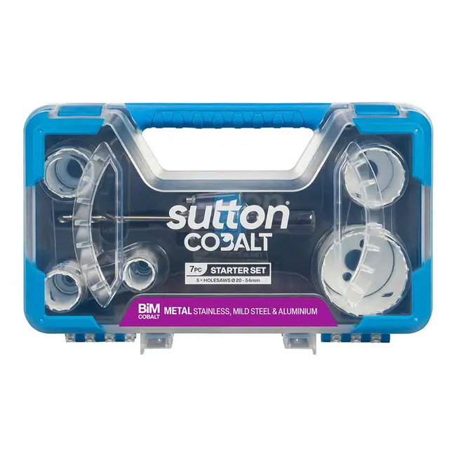 Sutton 7PC 20-54MM Starter Bi-Metal Holesaw Set H125SS07A