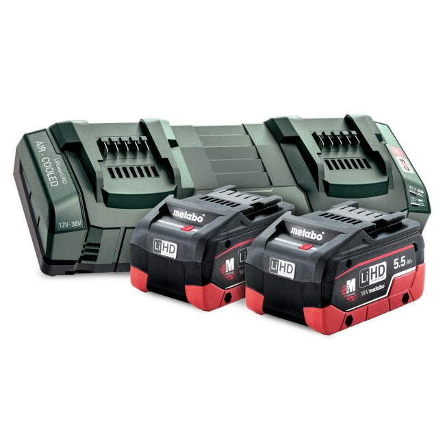 Metabo 12 - 36V 5.5Ah 145 DUO Fast Charger Starter Kit 5.5 LiHD DUO KIT AU62749805