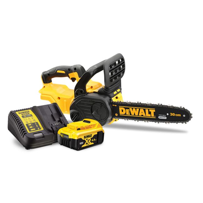 DeWALT Brushless Chainsaw Kit 18v XR 30cm DCM565P1-XE