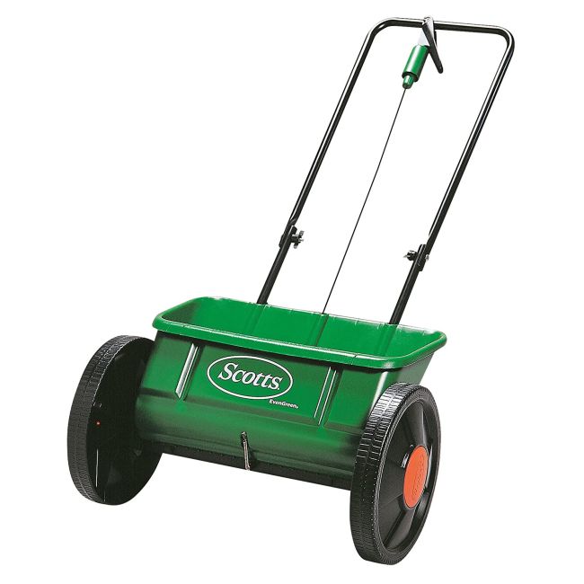 Scotts Drop Fertiliser Spreader Holds 4kg Lawn Builder EvenGreen 8103