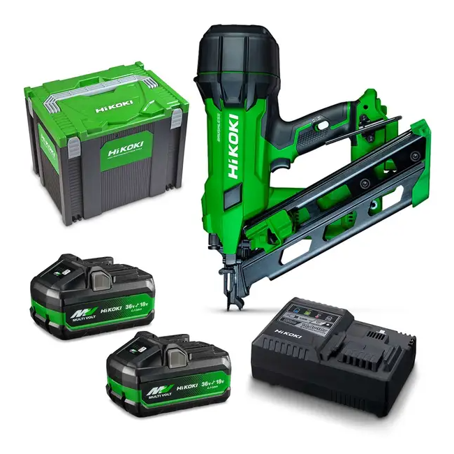 HIKOKI 18V 2.5/5Ah Brushless 90mm Framer Nailer Kit NR1890DCA(HMZ)