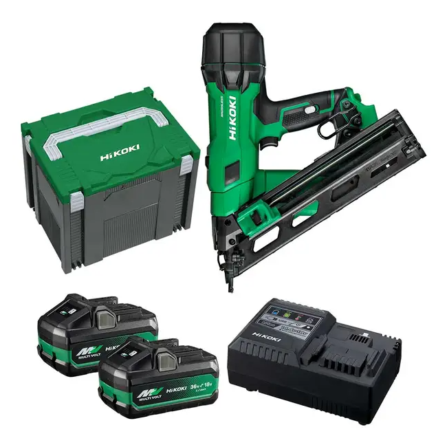 HIKOKI 18V 2.5/5Ah 15GA 65mm Finisher Nailer Kit NT1865DAA(HXZ)