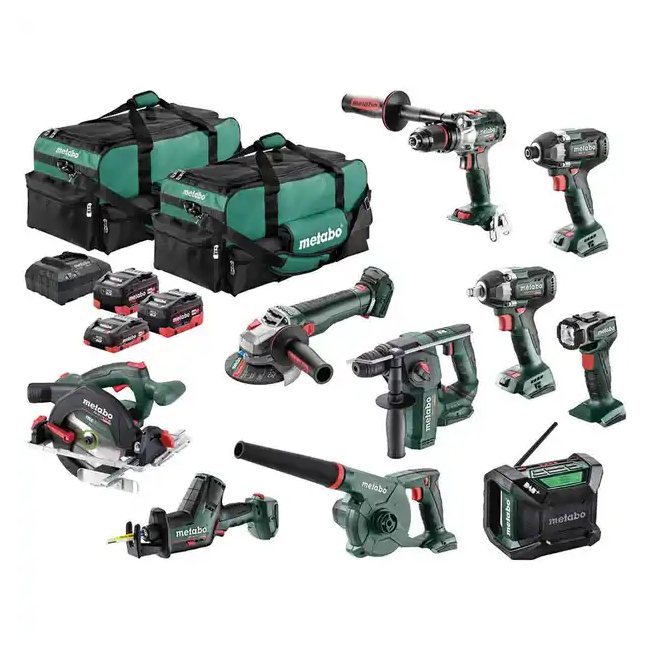 Metabo 18V 5.5Ah 10 Piece Brushless Combo Kit AU69000280