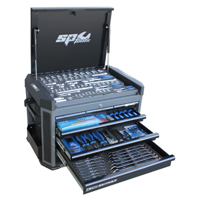 SP Tools 305Pc Metric Tech Series Tool Kit Diamond Black SP50132D