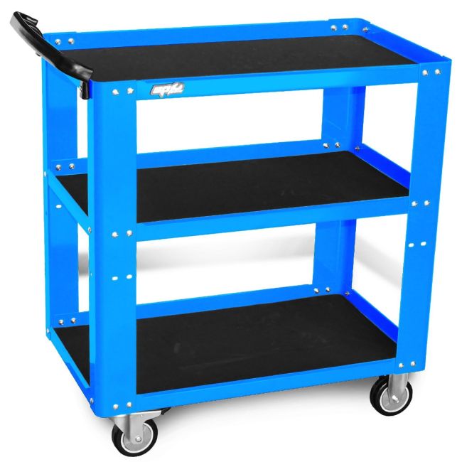 SP Tools Service Trolley 3 Shelf Professional Blue SP40019BL