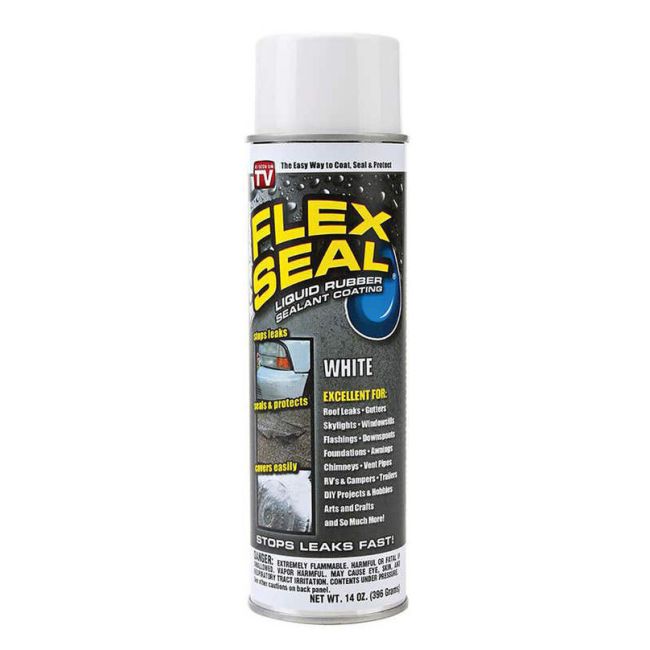 FLEX SEAL Spray Liquid Rubber WHITE 14oz 396gm FSWHTR20