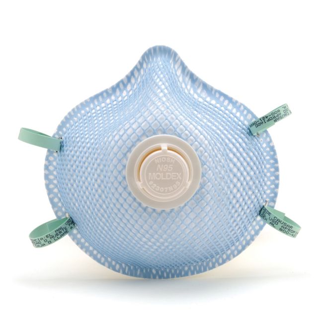 Moldex 10PK P2 Disposable Face Mask With Exhale Valve 2300