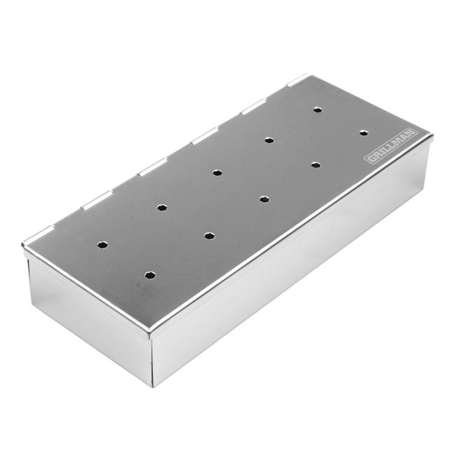 Grillman 100499 BBQ Smoker Box Stainless Steel 100499