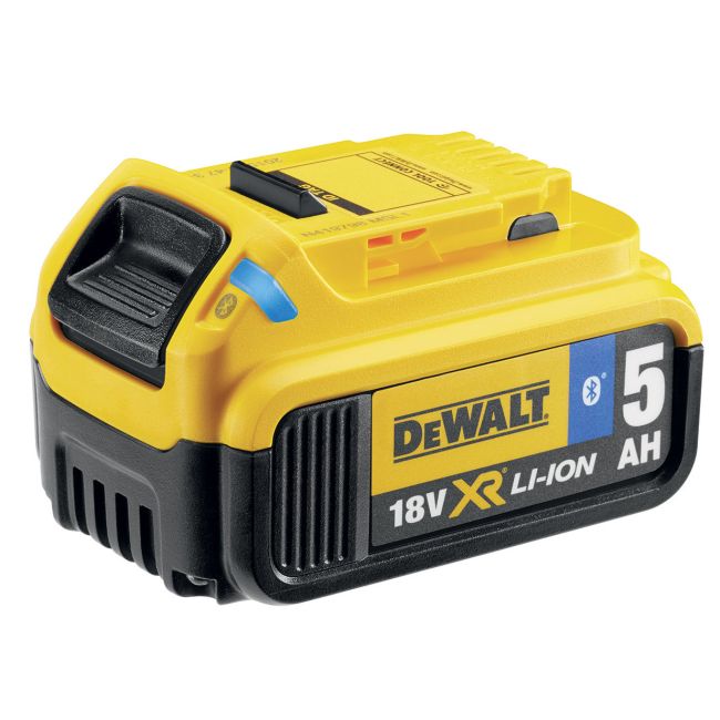 DeWalt Battery Pack 5.0Ah 18v XR Li-ion Cordless Tool Connect Bluetooth DCB184B-XE