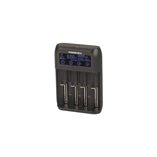4-Channel Universal Fast Charger with LCD