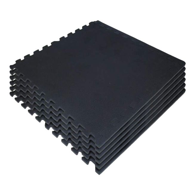 Polytuf FM5011EB6 Floor Mat Tiles 6 Piece 50x50cm Interlocking EVA Foam FM5011EB6