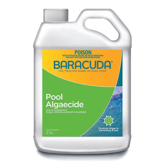 Baracuda Pool Algaecide 2.5 Litres Preventative Of Algae WC000113