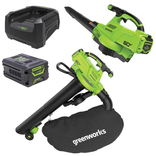 Greenworks 60V 4.0Ah Blower Vacuum Combo Kit 2409507AU
