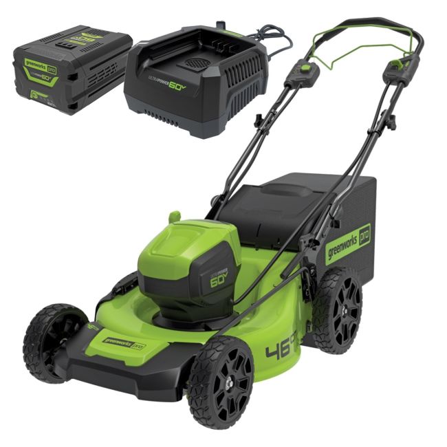 Greenworks 60V 6.0Ah 460MM Self Propelled Lawn Mower Kit 2514607AU-Kit-6