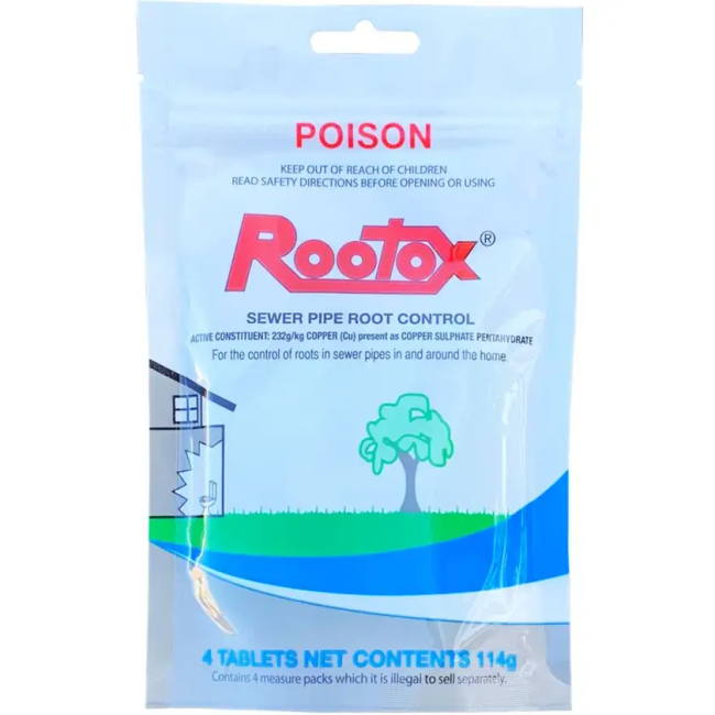 Rootox Sewer Pipe Root Control Tablet 4 Pack 7070