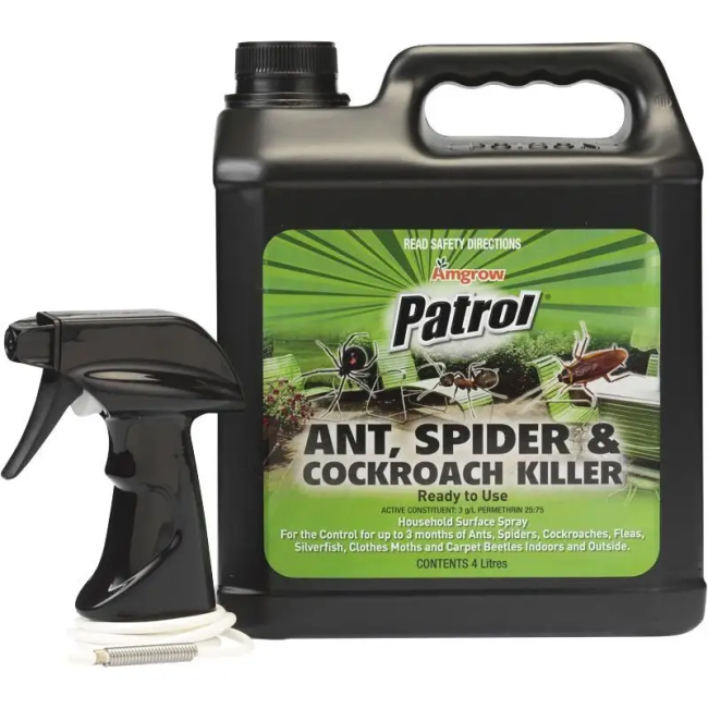 Amgrow 4L Patrol Ant Spider & Cockroach Killer 82031