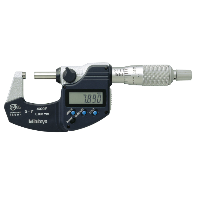 Mitutoyo 0-25.4MM Coolant Proof Micrometer 293-340-30