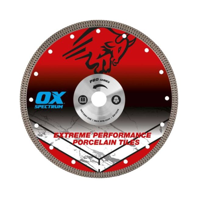 OX Pro 2CM Porcelain Cutting Blade - 250/30/25.4mm OX-2CM-250/30/25.4