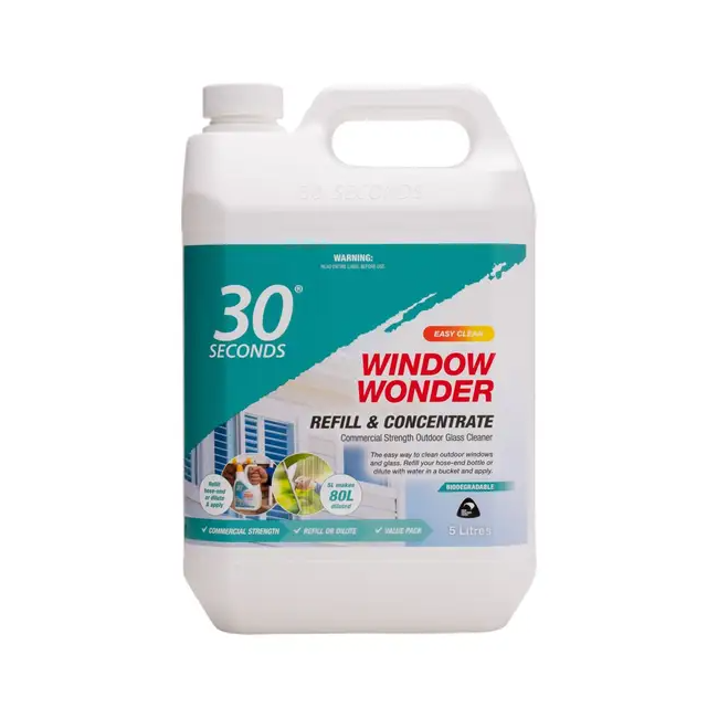 30 Seconds 5L Window Wonder Outdoor Refill & Concentrate 30-WW5CE