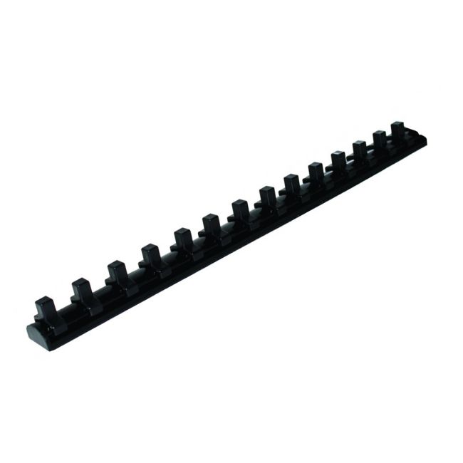 SP Tools Socket Rail 1/4" Drive 200Mm With Magnetic Base Holds 10 Pieces SP201RM