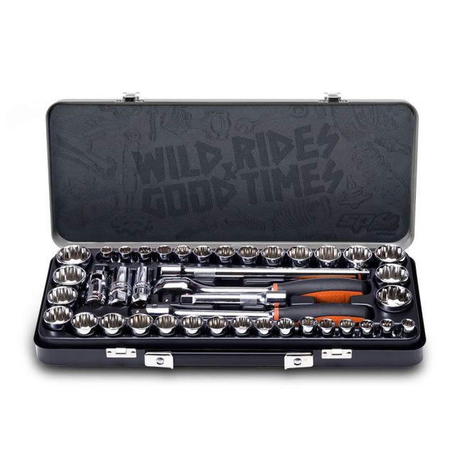 SP Tools 41PC 1/2" DR Metric/SAE Limited Edition Socket Set SP29300X 