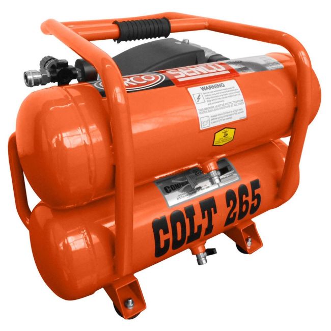 Colt COLT265 Air Compressor 2.0HP 16Lt Twin Tank (Carry)