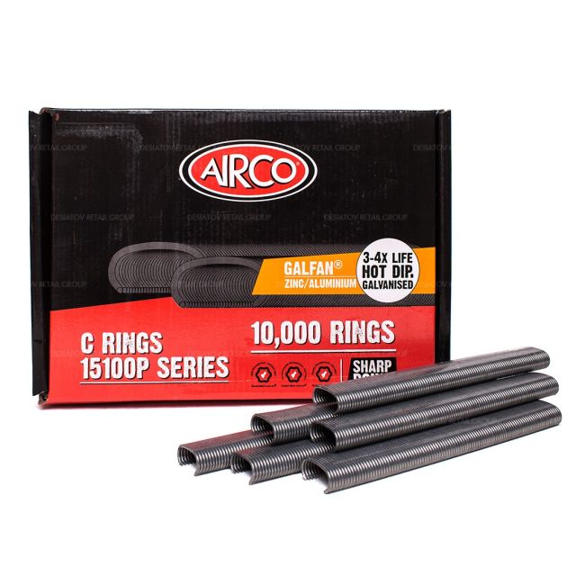 Airco C Rings 10,000 Pack Suits TTR8100 Hog C-Ringer RC00231 15100P