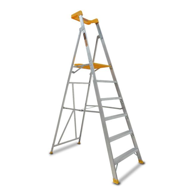 Gorilla 1.74M 150kg Pro-Lite Aluminium Platform Ladder PL006-PRO