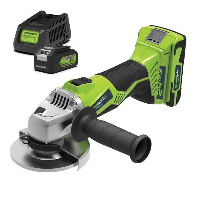 Greenworks 24V 4.0Ah 115MM Angle Grinder Kit 3200007AU-Kit-4