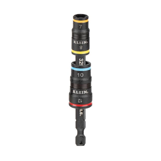 Klein 4-in-1 Impact Rated Flip Socket Set Metric A-32932M