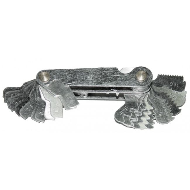 SP Tools Screw & Thread Pitch Gauge 52 Piece Metric/Sae SP64037