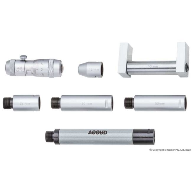 Accud 50-1000mm Tubular Inside Micrometer AC-352-040-01