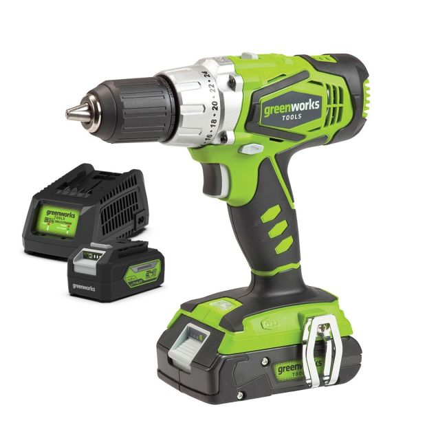 Greenworks 24V 4.0Ah Drill Kit 3701507AU-Kit-4