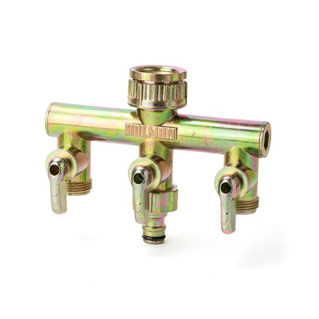 Holman 3 Way Metal Tap Outlet 3713H