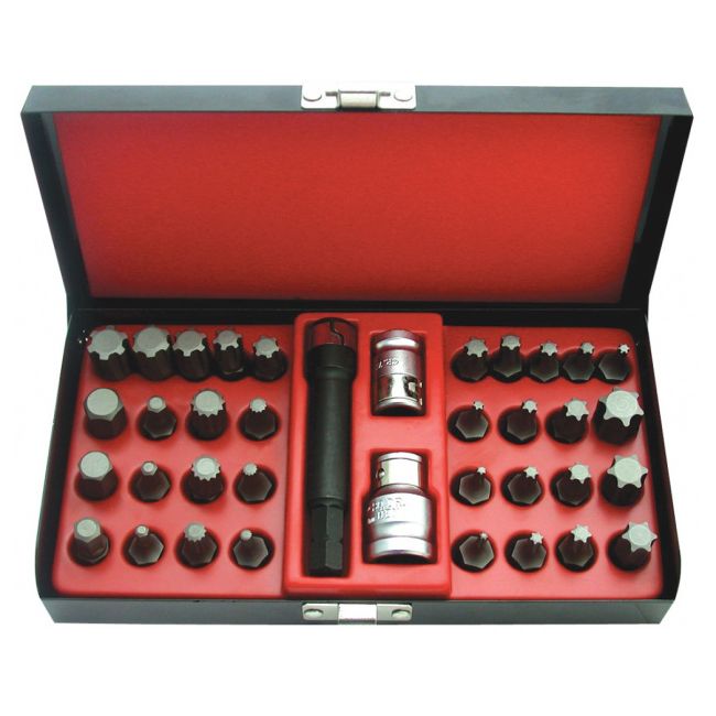 SP Tools Bit Set 37 Piece 3/8"Â & 1/2"Â Drive Professional SP39610