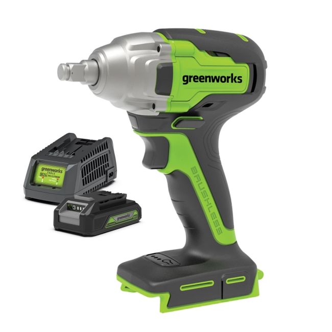 Greenworks 24V 2.0Ah Impact Wrench Kit 3802907AU-Kit-2
