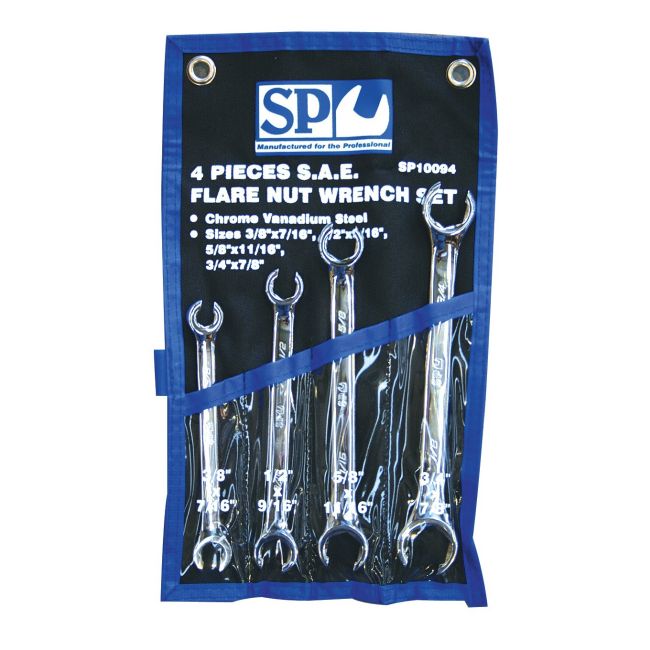 SP Tools Flare Nut Spanner Set - Sae - 4Pc SP10094