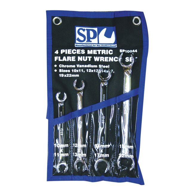 SP Tools Flare Nut Spanner Set - Metric - 4Pc SP10044