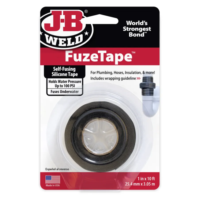 J-B Weld FuzeTape Self-Fusing Silicone Tape 39110