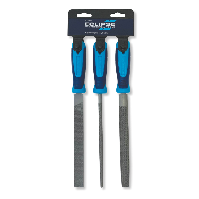 ECLIPSE FILE SET 3PCE ENGINEERS FIRST ROUND, 1/2 ROUND & FLT EC-3FILEB