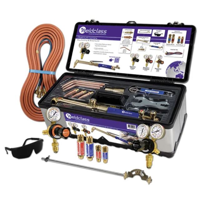Weldclass Oxy Kit Heavy Duty PLATINUM SERIES Oxy/LPG 4-OXLPK