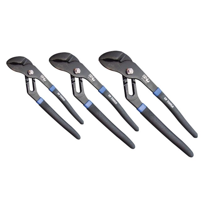 SP Tools 3 Piece 200-250-300mm Multigrips Set SP32910
