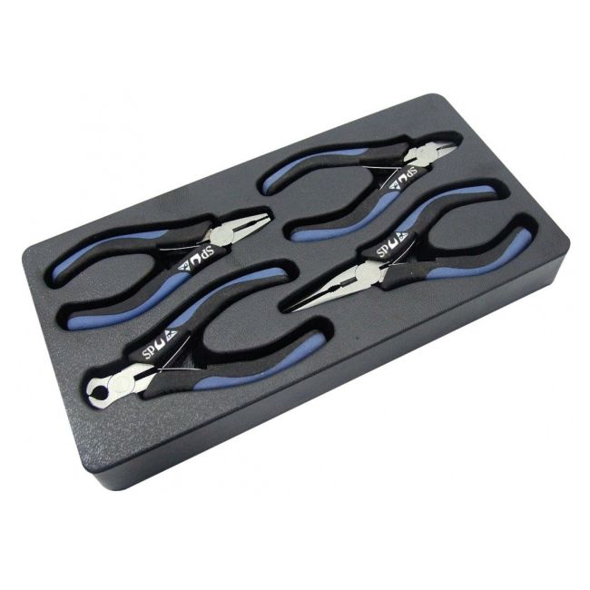 SP Tools Pliers Cutter Set 4 Piece Mini Chrome Vanadium SP32901