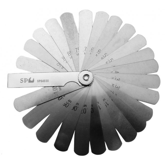 SP Tools Feeler Gauge Set Metric 25 Piece SP64030