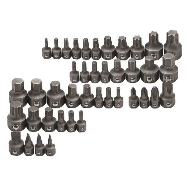 GearWrench Insert Bit Set 41 Piece 6 & 12 Point METRIC/SAE Ratcheting Wrench 81602