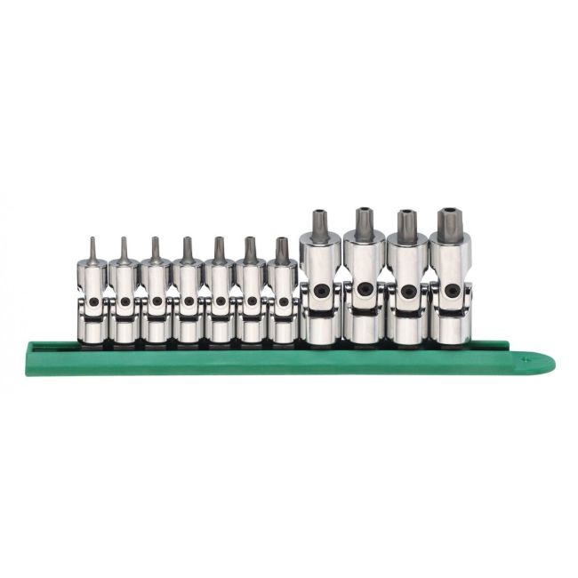 GearWrench 81052 Socket Set 11 Pc 1/4" & 3/8" Drive Uni Tamper Proof TorxÂ® 81052