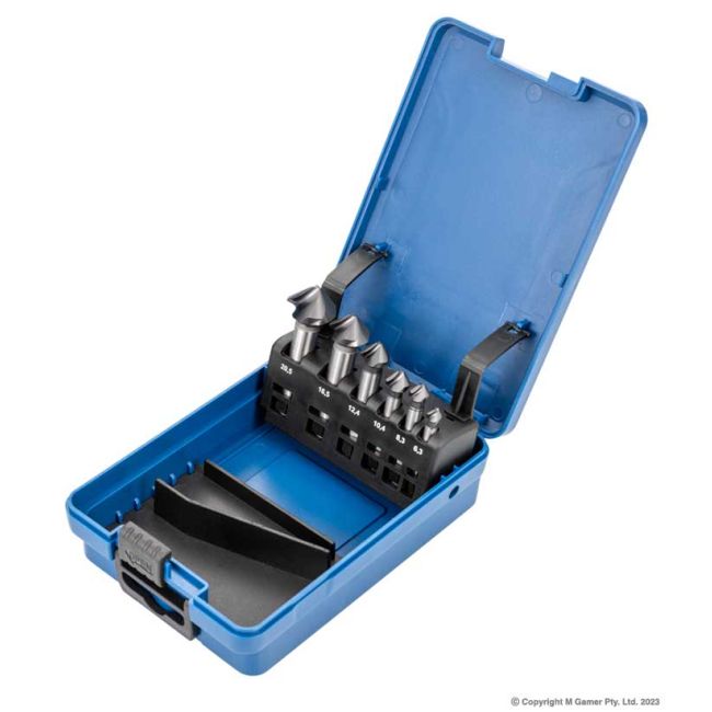 Harlingen 90° Arc Flute Countersinks 6 Piece Set H-11-040-S01