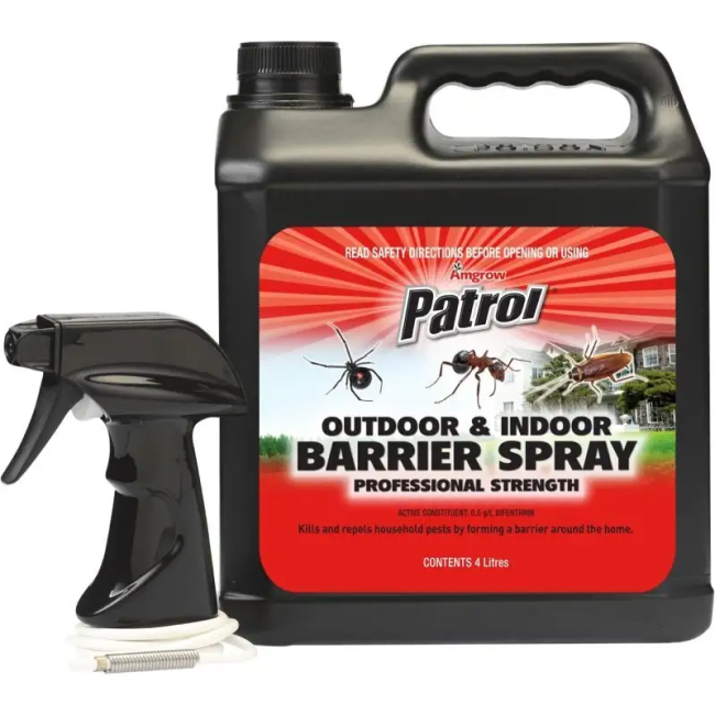 Amgrow 4L Patrol Outdoor & Indoor Insect Barrier Spray 82060